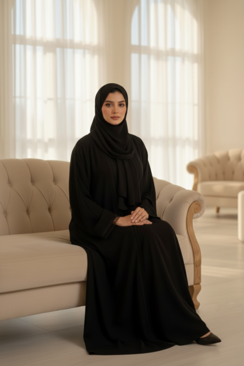 Abaya Dentelle Élégance