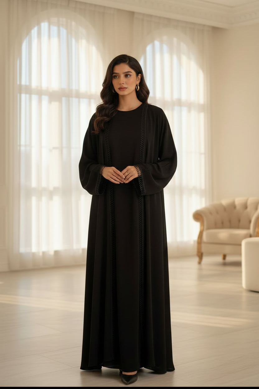 Abaya Dentelle Élégance