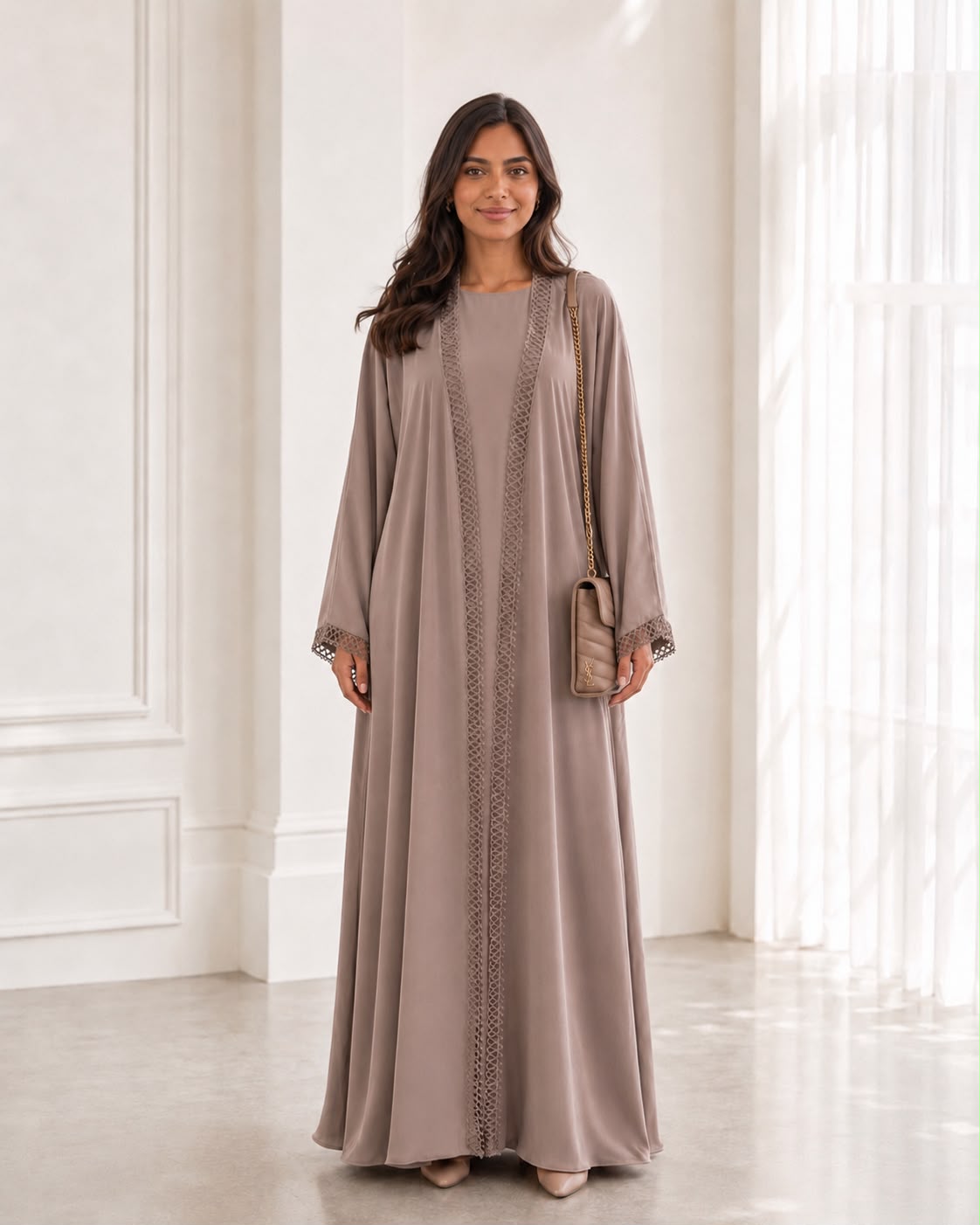Abaya Dentelle Élégance