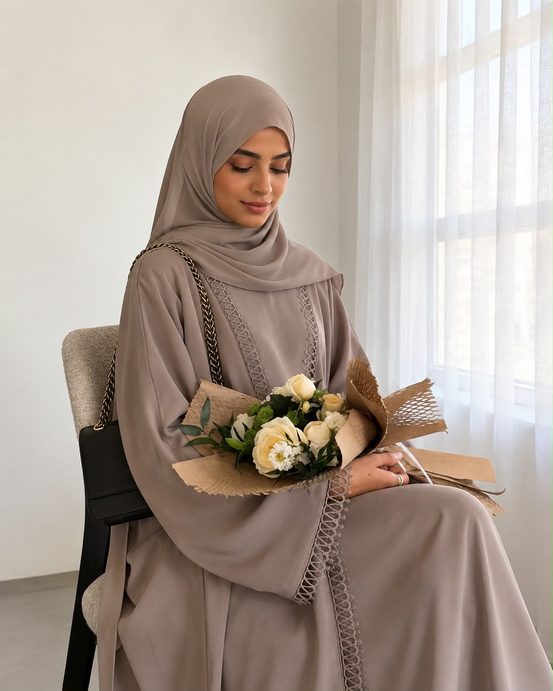 Abaya Dentelle Élégance