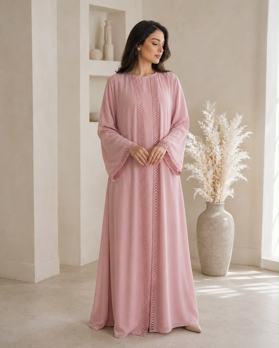 Abaya Dentelle Élégance