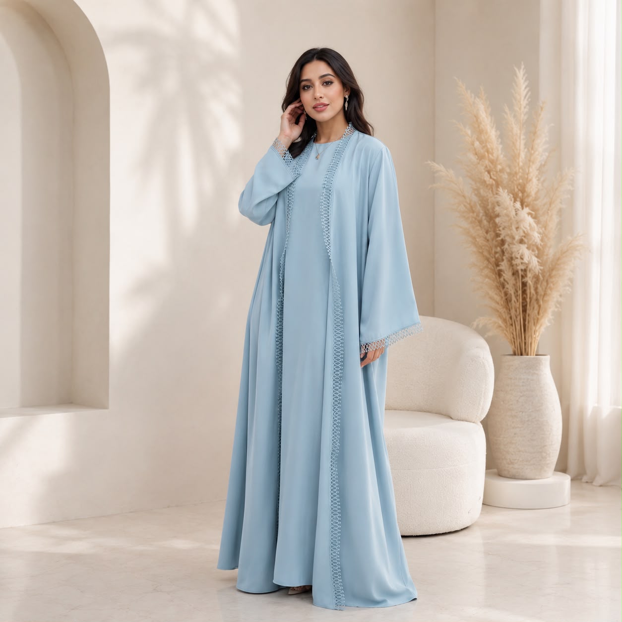 Abaya Dentelle Élégance